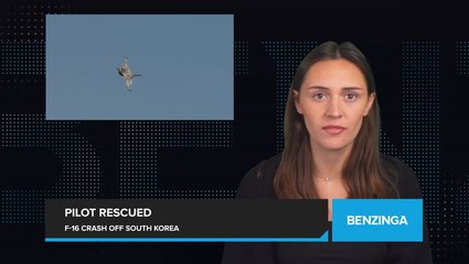 F-16 Fighter Jet Crashes into Yellow Sea, Pilot Safely Rescued