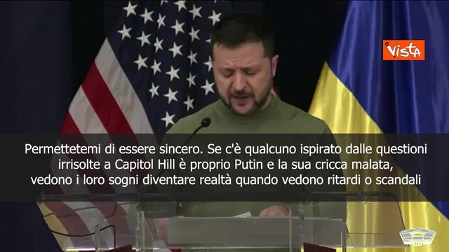 Zelensky a Washington: Ritardo negli aiuti Usa? Il sogno che si fa realt? per Putin