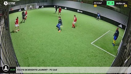 Faute de Bixente Laurent - FC CAZ