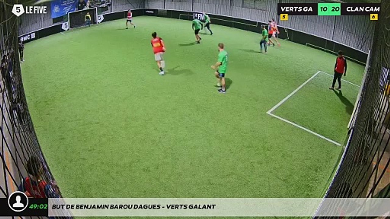 But de Benjamin Barou Dagues - VERTS GALANT