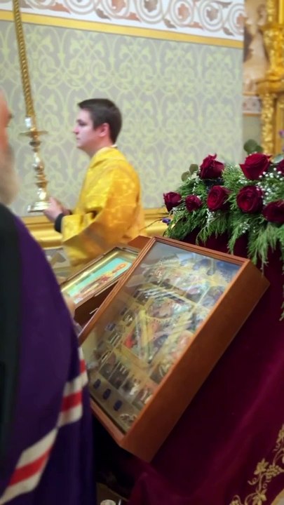 Валаам Всенощное Бдение в Преображенском соборе