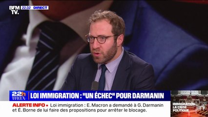 Rejet de la loi immigration: "Ce n'est pas la fin du texte", affirme Antoine Armand (Renaissance)