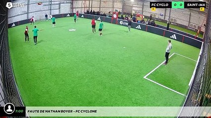 Faute de Nathan BOYER - FC Cyclone