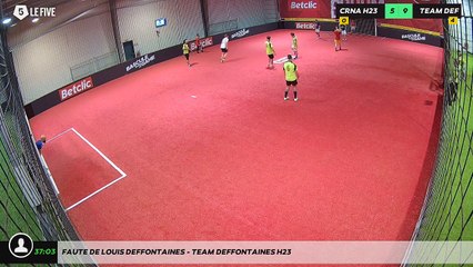 Faute de Louis Deffontaines - Team Deffontaines H23