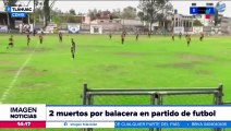Se desata balacera durante un partido de futbol en un deportivo en la alcaldía #Tláhuac, CDMX. El ataque dejó 2 personas muertas y 8 heridas.