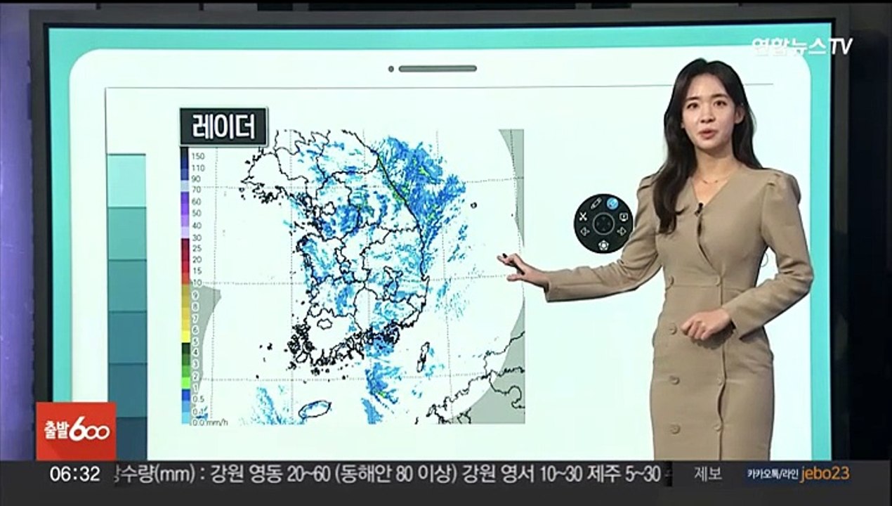 [날씨클릭] 전국 흐리고 비…강원산지 최고 15㎝ 많은 눈