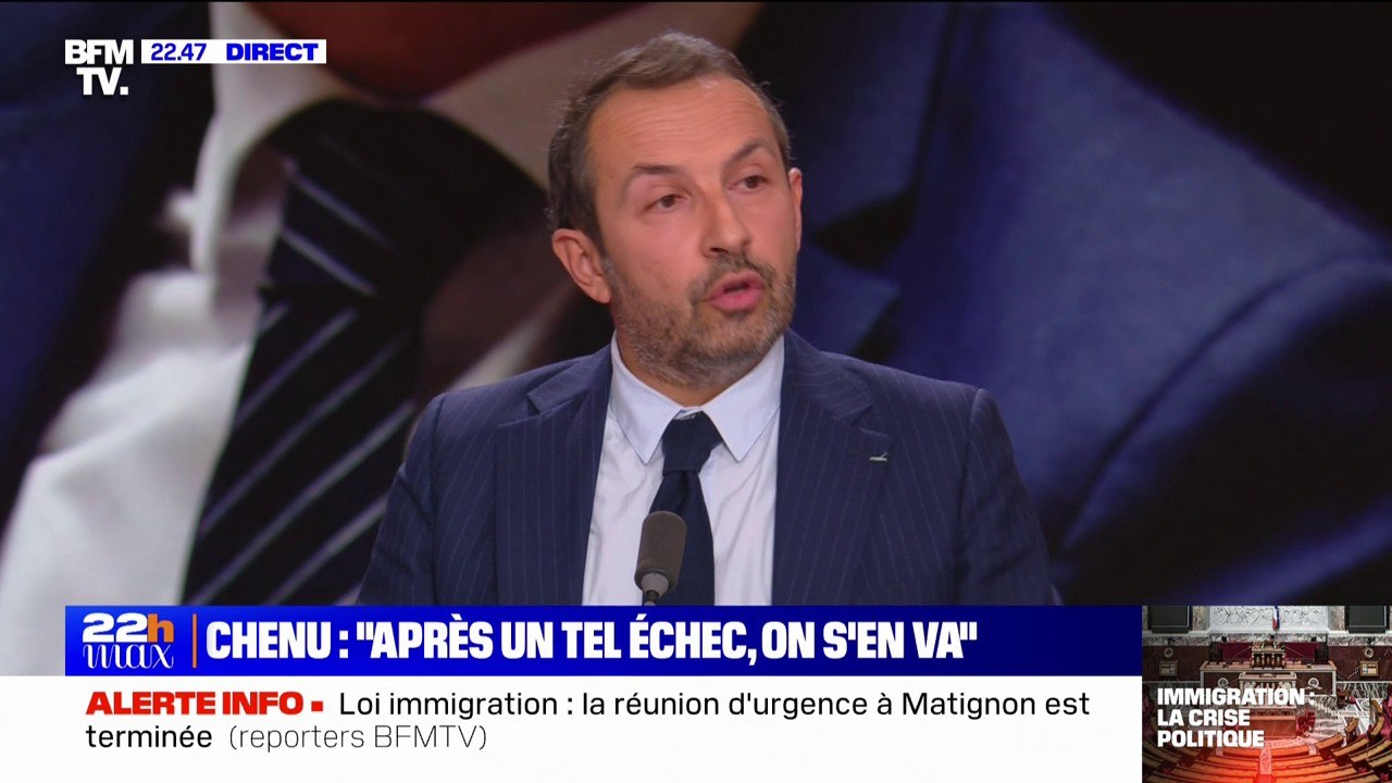 Rejet de la loi immigration: "Ce serait une erreur du gouvernement que d'essayer d'imposer ce texte", pour Sébastien Chenu (RN)