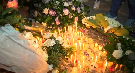 Velatón en Cali pidiendo justicia por Michell González