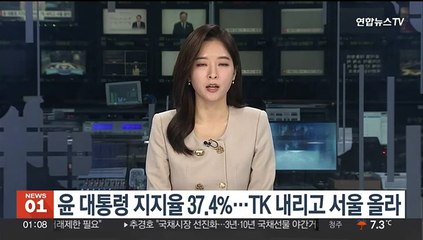 Descargar video: 리얼미터 조사 윤대통령 지지율 37.4%…TK 내리고 서울 올라