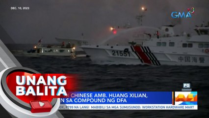 Sasakyan ni Chinese Amb. Huang Xilian, namataan sa compound ng DFA | UB
