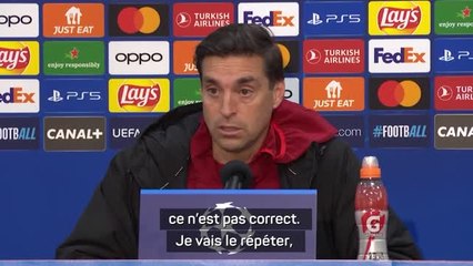 Gr. B - Diego Alonso réclame la présence des supporteurs sévillans à Lens