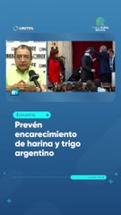 Prevén encarecimiento de harina y trigo argentino