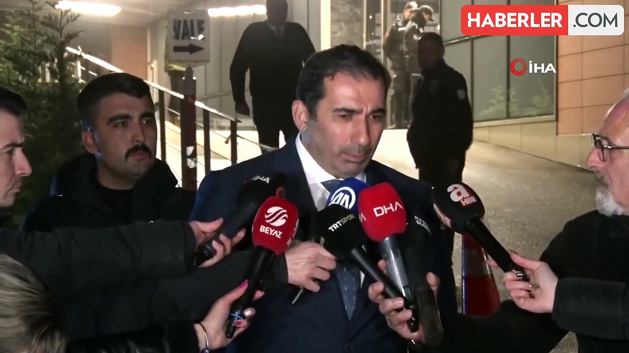 Trabzonspor Asbaşkanı Zeyyat Kafkas, hakem Halil Umut Meler'i ziyaret etti
