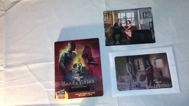 WandaVision Blu-Ray/DVD Steelbook Unboxing