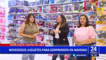 Centro de Lima: comerciantes organizan feria de juguetes navideños desde 10 soles