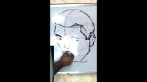 The Loomis Method of Drawing the Head, a Step-by-Step.Part 01 - HD 720p