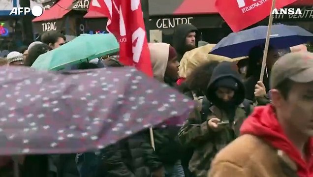 Francia, manifestazione pro-Palestina a Parigi