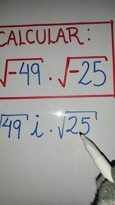 Números imaginarios : ejercicio básico