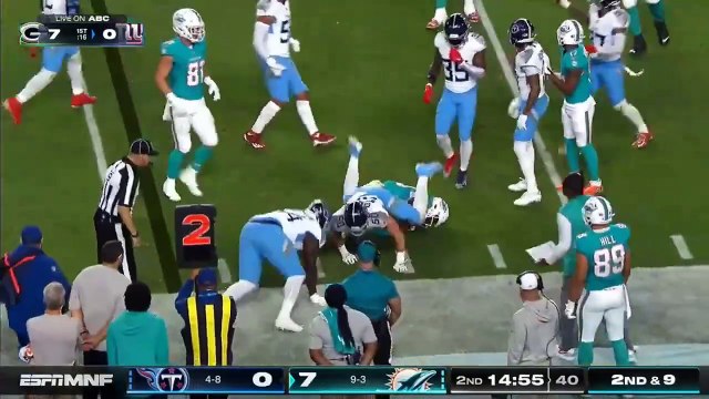 Miami Dolphins vs. Tennessee Titans Full Highlights 2nd QTR _ NFL Week 14_ 2023