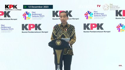 [FULL] Presiden Jokowi: Carikan Negara Lain yang Memenjarakan Pejabatnya Sebanyak Indonesia?