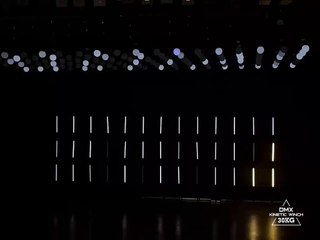 Kinetic lighting show from GINYU