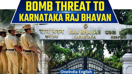 Download Video: Karnataka Raj Bhavan gets hoax bomb threat; Vidhana Soudha Police Station files case | Oneindia News