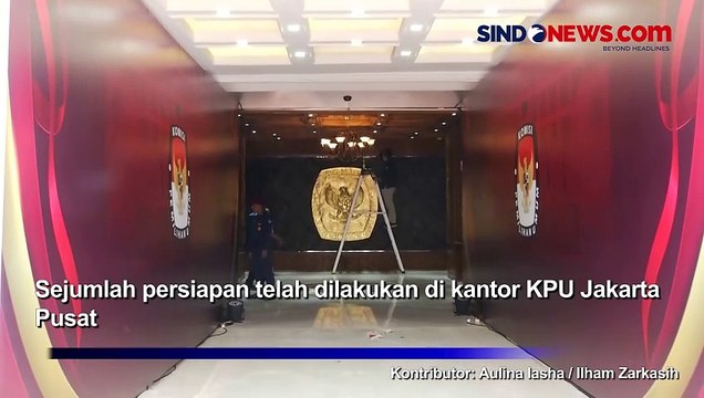 Begini Persiapan KPU Jakpus Jelang Debat Capres Nanti Malam