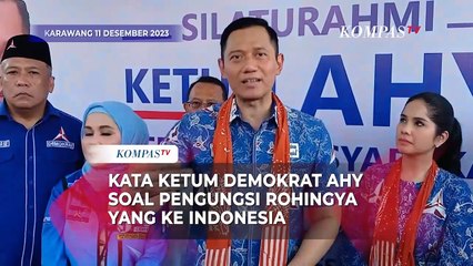 Kata Ketum Demokrat AHY soal Pengungsi Rohingya yang ke Indonesia