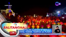 Glowing Tulips Garden at replica ng Eiffel Tower, tampok sa plaza ng Carmen, Bohol | BT