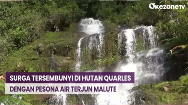 Pesona Air Terjun Bertingkat dan Tersembunyi di Tengah Hutan Quarles Mamasa, Sulbar
