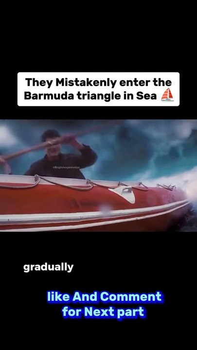 What really inside the Barmuda triangle area in Sea ⛵#movies #explained #shorts