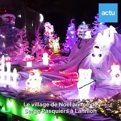 Le village de Noël de Serge Pasquiers à Lannion