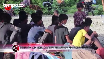 Pemerintah Aceh Segera Cari Tempat Penampungan Pengungsi Rohingya