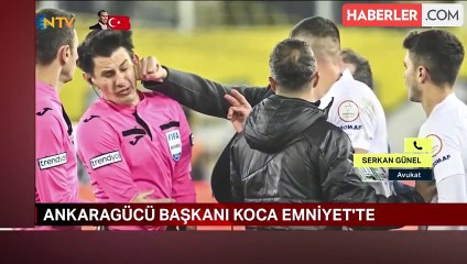 Video herunterladen: Hakem Halil Umut Meler'e yumruk atan Ankaragücü Başkanı Faruk Koca'nın 6,5 yılla yargılanması bekleniyor