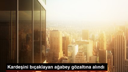 Kardeşini bıçaklayan ağabey gözaltına alındı