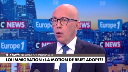 Eric Ciotti : «C'est l’échec du “en même temps”, de l’impuissance, de l’immobilisme sur l’immigration et sur la violence»