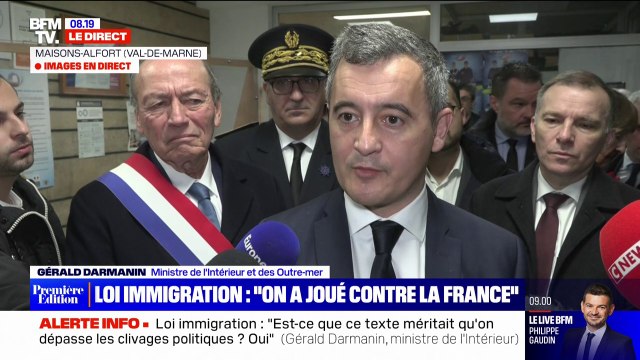 Loi immigration: Je crois que le RN a montré son cynisme absolu , réagit Gérald Darmanin