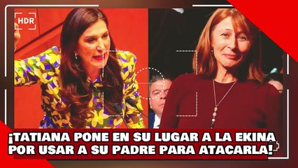 ¡VEAN! ¡Tatiana pone en su lugar a ‘la Ekina’ por usar a su padre ‘Maquío’ y a Jalife para atacarla!