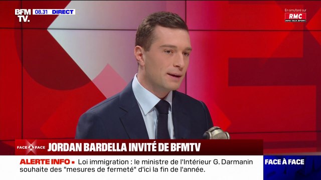 Rejet de la loi immigration: pour Jordan Bardella, le RN a protégé les Français de l'instauration d'une nouvelle filière d'immigration