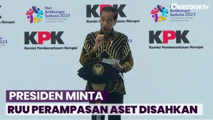 Presiden Joko Widodo Minta RUU Perampasan Aset Segera Disahkan