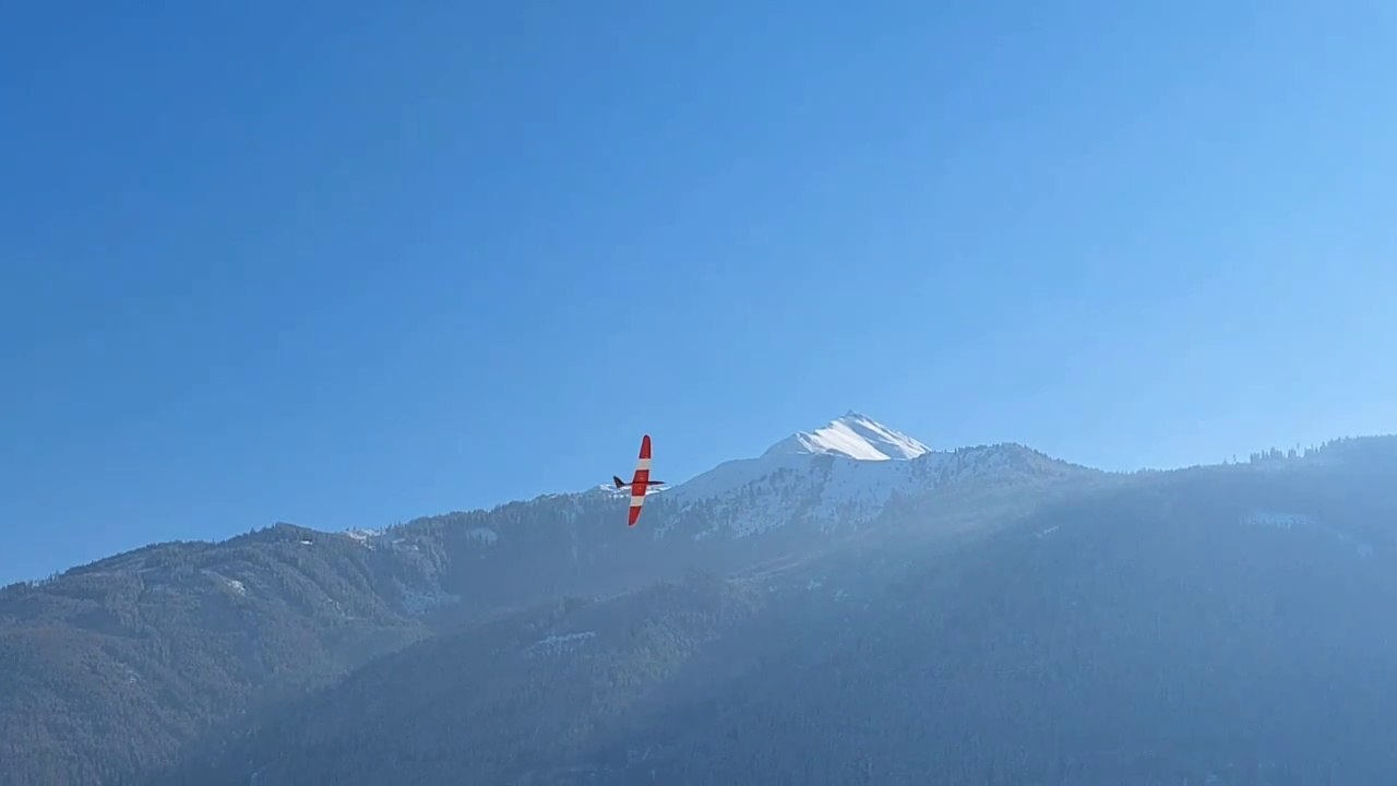 Wood curst L Erstflug am Haushang Ost