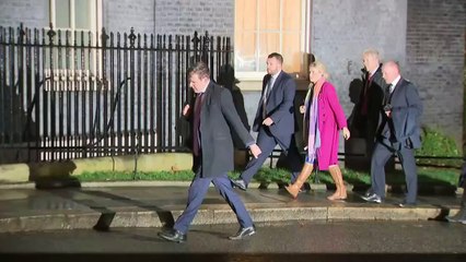New Conservatives arrive for breakfast with the PM