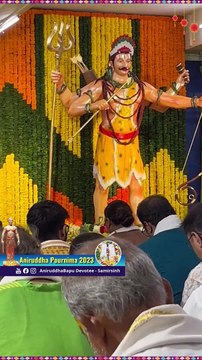 Shraddhavans participate in Shree Kiratrudra Poojan _ Aniruddha Pournima Utsav 2023 _ Aniruddha Bapu