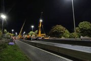 Leeds Headlines 12 December: New footage shows super-span gantry lifted into place over Leeds motorway