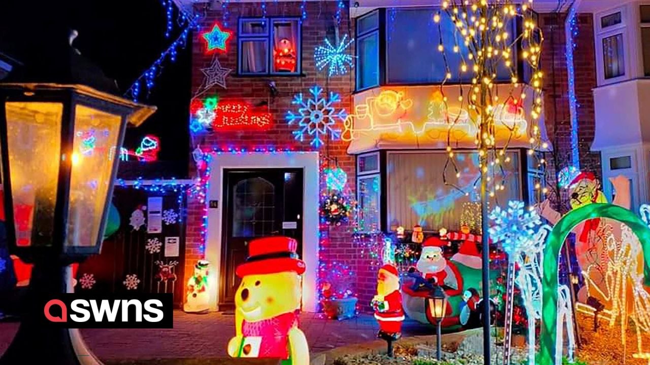 Couple transform garden into Christmas lights spectacle - for just over a grand