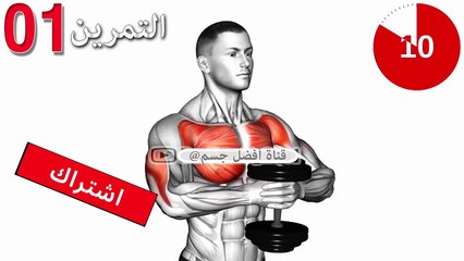 14 تمرين لكل عضلات الجسم فقط بالدمبل في المنزل