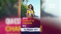 Charlotte Cresson est Miss Picardie 2023