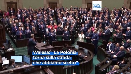 L'ex presidente polacco e Nobel per la Pace Walesa saluta la nomina a premier di Tusk