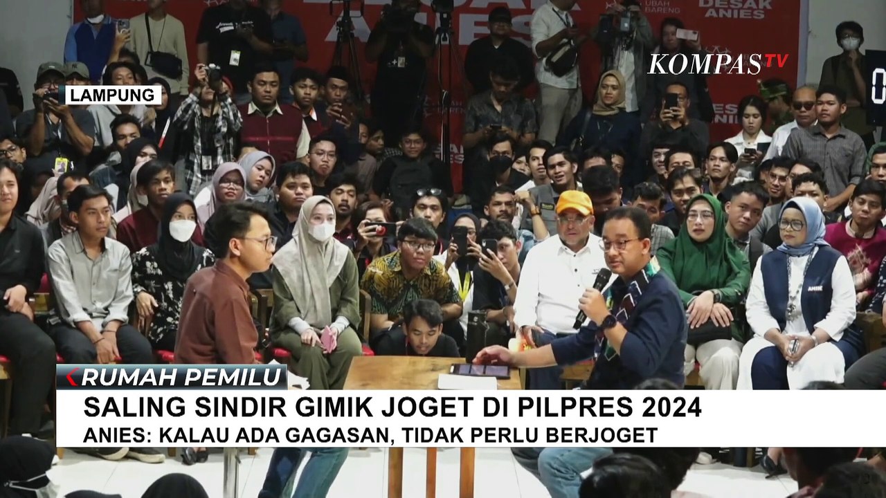 Anies Baswedan soal Ajakan Berjoget: Kalau Ada Gagasan, Tak Perlu