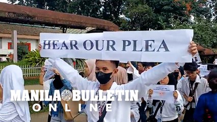 MSU-Marawi students protest resumption of in-person classes